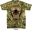 Mens Snake Shirt Big Cobra Snake Face Tie Dye T-shirt
