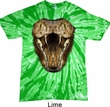 Mens Snake Shirt Big Cobra Snake Face Twist Tie Dye Tee T-shirt