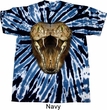 Mens Snake Shirt Big Cobra Snake Face Twist Tie Dye Tee T-shirt