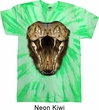 Mens Snake Shirt Big Cobra Snake Face Twist Tie Dye Tee T-shirt