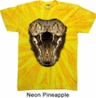 Mens Snake Shirt Big Cobra Snake Face Twist Tie Dye Tee T-shirt