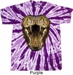 Mens Snake Shirt Big Cobra Snake Face Twist Tie Dye Tee T-shirt