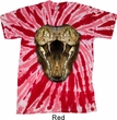 Mens Snake Shirt Big Cobra Snake Face Twist Tie Dye Tee T-shirt