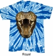 Mens Snake Shirt Big Cobra Snake Face Twist Tie Dye Tee T-shirt