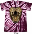 Mens Snake Shirt Big Cobra Snake Face Twist Tie Dye Tee T-shirt