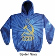Mens Soviet Hoodie CCCP Distressed Tie Dye Hoody