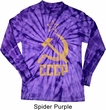 Mens Soviet Shirt CCCP Distressed Long Sleeve Tie Dye Tee T-shirt