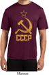 Mens Soviet Shirt CCCP Distressed Moisture Wicking Tee