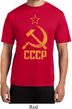 Mens Soviet Shirt CCCP Distressed Moisture Wicking Tee