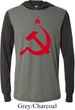 Mens Soviet Shirt Red Hammer And Sickle Lightweight Hoodie Tee T-Shirt