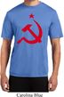 Mens Soviet Shirt Red Hammer And Sickle Moisture Wicking Tee T-Shirt