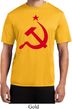 Mens Soviet Shirt Red Hammer And Sickle Moisture Wicking Tee T-Shirt