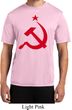 Mens Soviet Shirt Red Hammer And Sickle Moisture Wicking Tee T-Shirt