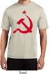 Mens Soviet Shirt Red Hammer And Sickle Moisture Wicking Tee T-Shirt