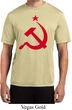 Mens Soviet Shirt Red Hammer And Sickle Moisture Wicking Tee T-Shirt