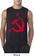 Mens Soviet Shirt Red Hammer And Sickle Sleeveless Tee T-Shirt