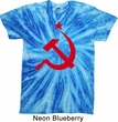 Mens Soviet Shirt Red Hammer And Sickle Twist Tie Dye Tee T-shirt