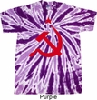 Mens Soviet Shirt Red Hammer And Sickle Twist Tie Dye Tee T-shirt