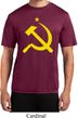Mens Soviet Shirt Yellow Hammer And Sickle Moisture Wicking Tee