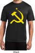 Mens Soviet Shirt Yellow Hammer And Sickle Moisture Wicking Tee