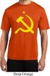 Mens Soviet Shirt Yellow Hammer And Sickle Moisture Wicking Tee