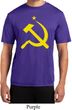 Mens Soviet Shirt Yellow Hammer And Sickle Moisture Wicking Tee
