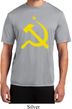 Mens Soviet Shirt Yellow Hammer And Sickle Moisture Wicking Tee