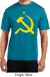 Mens Soviet Shirt Yellow Hammer And Sickle Moisture Wicking Tee