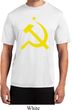 Mens Soviet Shirt Yellow Hammer And Sickle Moisture Wicking Tee