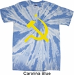 Mens Soviet Shirt Yellow Hammer And Sickle Twist Tie Dye Tee T-shirt