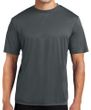 Mens Sport Tek Lightweight Polyester T-shirt - Iron Gray