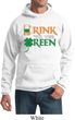 Mens St Patrick's Day Hoodie Drink Til Yer Green Hoody