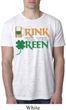 Mens St Patrick's Day Shirt Drink Til Yer Green Burnout Tee T-Shirt