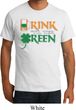 Mens St Patrick's Day Shirt Drink Til Yer Green Organic Tee T-Shirt