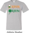 Mens St Patrick's Day Shirt Drink Til Yer Green Tall Tee T-Shirt