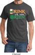 Mens St Patrick's Day Shirt Drink Til Yer Green Tee T-Shirt