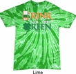 Mens St Patrick's Day Shirt Drink Til Yer Green Twist Tie Dye Tee
