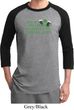 Mens St Patrick's Day Shirt Official Drinking Shirt Raglan Tee T-Shirt