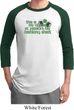 Mens St Patrick's Day Shirt Official Drinking Shirt Raglan Tee T-Shirt