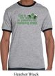 Mens St Patrick's Day Shirt Official Drinking Shirt Ringer Tee T-Shirt