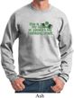 Mens St Patrick's Day Sweatshirt Official Drinking Shirt Sweat Shirt