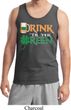 Mens St Patrick's Day Tanktop Drink Til Yer Green Tank Top