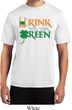 Mens St Patrick's Shirt Drink Til Yer Green Moisture Wicking Tee