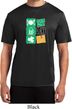 Mens St Patricks Day Eat Drink Be Irish Moisture Wicking Tee T-Shirt
