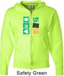 Mens St Patricks Day Hoodie Eat Drink Be Irish Full Zip Hoody