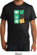 Mens St Patricks Day Shirt Eat Drink Be Irish Organic Tee T-Shirt