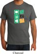 Mens St Patricks Day Shirt Eat Drink Be Irish Organic Tee T-Shirt
