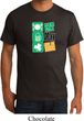 Mens St Patricks Day Shirt Eat Drink Be Irish Organic Tee T-Shirt