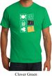 Mens St Patricks Day Shirt Eat Drink Be Irish Organic Tee T-Shirt