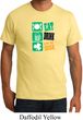 Mens St Patricks Day Shirt Eat Drink Be Irish Organic Tee T-Shirt
